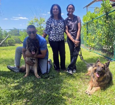 1892
MORTON WITH NEW DAD SATISH AND MOM THARA DOG 1892
