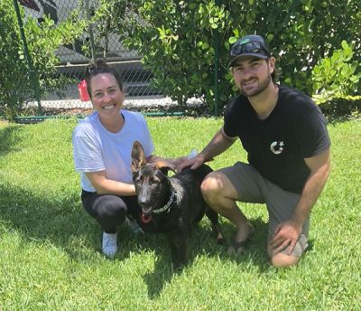 1918
JACK (FORMERLY JAKE) HAS A NEW DAD IN CLIFF AND MOM ALYSSA DOG 1918 
