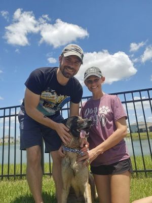 1479
BONNIE WITH NEW DAD DAVID AND MOM AMBER DOG 1479
