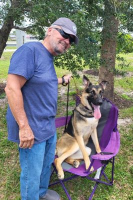 1494
BRUNO WITH NEW DAD DENNIS DOG 1494
