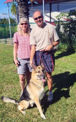 1534
AXEL WITH NEW MOM PAM AND DAD JOHN DOG 1534
