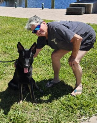 1596
TRINA WITH NEW MOM PEGGY DOG 1596
