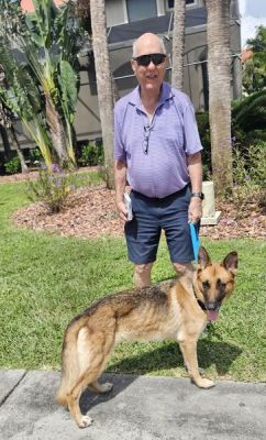 1828
SARA WITH NEW DAD TED DOG 1828
