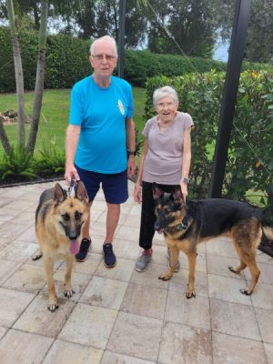 1829
MILO WITH NEW MOM MAUREEN AND DAD BOB DOG 1829
