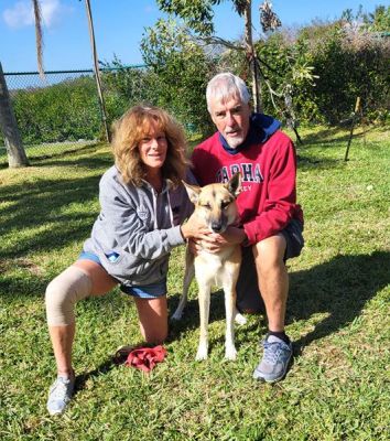ROGER NOW COOPER WITH NEW DAD BRUCE AND MOM SUE DOG 1435
Keywords: 1435