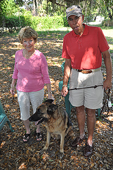 TOBY (NOW CHANCE) WITH BURT AND ANN DOG 555
