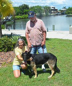 ROBERTO WITH NEW MOM ROSE ANN AND NEW DAD DOG 719
