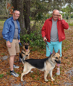 ZIGGY WITH BILL LORIN AND NEW FRIEND GAIA DOG 545 ALL TIME
