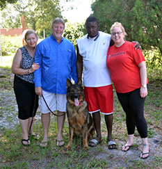 GUNTHER WITH MOM JESSICA AND DAD KIRK DOG 576
