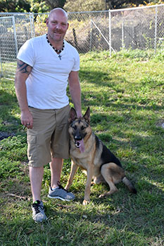 RANGER AND NEW DAD JONATHAN DOG 675
