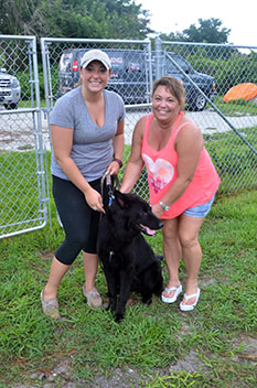 STANLEY WITH NEW MOMS ANNA AND BETHANY DOG 707
