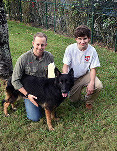 PRINCESS WITH NEW DAD KIP AND BROTHER GRANT DOG 1 2016 DOG 650
