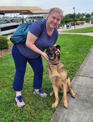 FINN WITH NEW MOM CHARLENE DOG 1340
Keywords: 1340