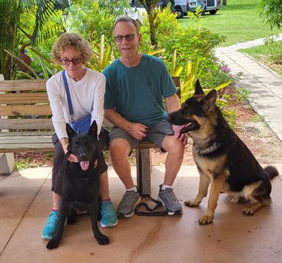 OLLIE AKA OLIVER WITH NEW DAD HAL AND MOM TRACEY DOG 1343
Keywords: 1343