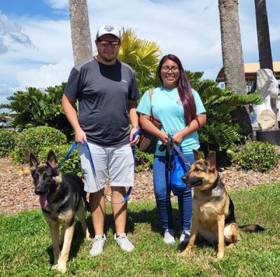 PUPPY FRITZ WITH NEW DAD MATT AND MOM GUADALUPE DOG 1345
Keywords: 1345