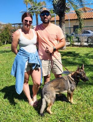 ATHENA WITH NEW DAD JASN AND MOM KATIE DOG 1371
Keywords: 1371