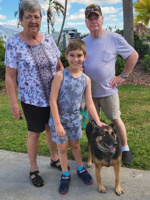 SOPHIE WITH NEW DAD CLOVIS AND MOM PATRICIA DOG 1379
Keywords: 1379