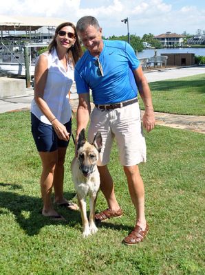 ADEN WITH NEW MOM LYNN AND DAD VINCENT DOG 832
