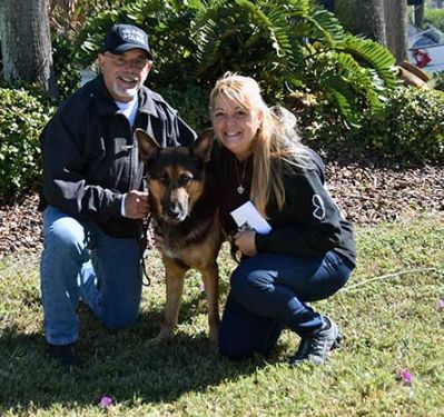 MARTIN WITH NEW DAD JOE AND MOM LOURDES  DOG 766
