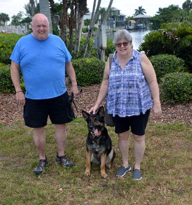 GABY WITH NEW MOM MARY AND DAD JOHN DOG 1231
Keywords: 1231