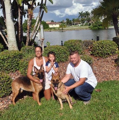 KARMA WITH NEW MOM ERIKA, DAD TRAVIS, SIS EMMA AND DOG SIS VALLA DOG 943
Keywords: 943