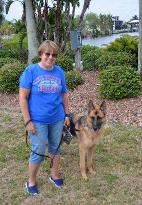 CATHY AND NEW BEST FRIEND WOLFGANG DOG 800
