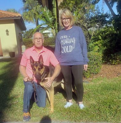 COOPER WITH NEW DAD BRIAN AND MOM JUDY DOG 1284
Keywords: 1284