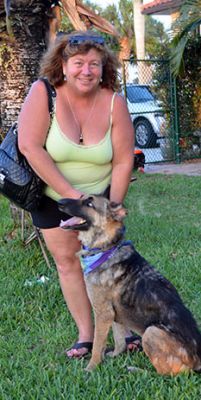 EMMA WITH NEW MOM SANDY DOG 702
