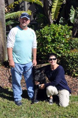 BOO WITH NEW DAD TODD AND MOM ALLISON DOG 1184
Keywords: 1184