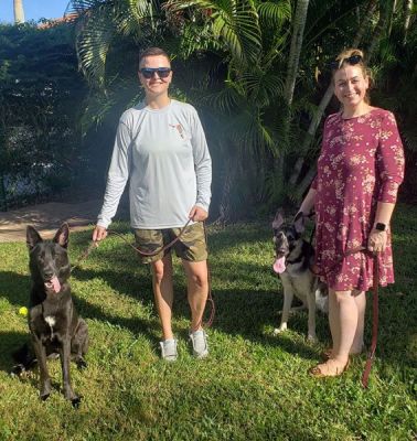 CINDER WITH NEW MOMS MEAGHAN AND SAMANTHA WITH SISTER SCOUT DOG 1263
Keywords: 1267