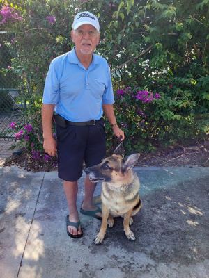 MIA WITH NEW DAD GARY DOG 1419
Keywords: 1418