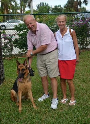 KAI WITH NEW MOM LORI AND DAD DAVID  DOG 851
