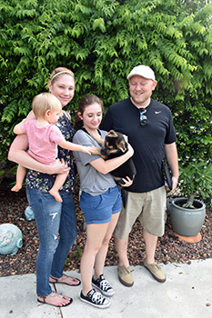 PUPPY DARK GREEN WITH SABIN, KRISTEN AND THE KIDS DOG 712
