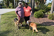 CHYANNE WITH NEW MOM SANTITA AND DAD JAMES AND NEW SISTER DOG 687
