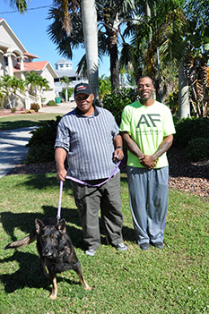 RALPHIE WITH DAD MIKE AND SON AUBREY DOG 637
